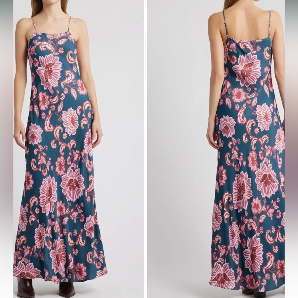 FARM RIO Paisley Slip Dress Size XS